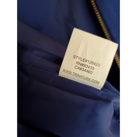 Brand New Trina Turk Double Zip Back Short Pencil Skirt Lined Size 6 Secretary - Picture 8 of 10